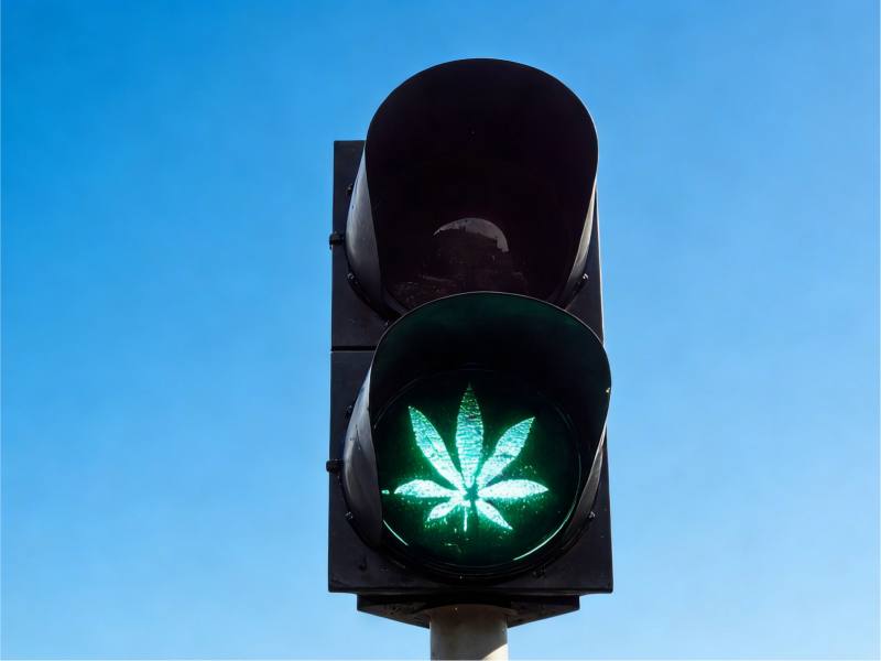 Bogota, Colombia traffic lights