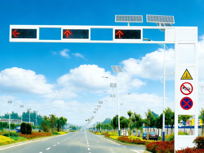 High-quality solar traffic lights
