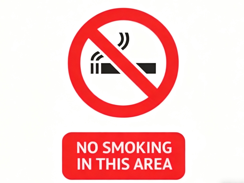 No Smoking Signs