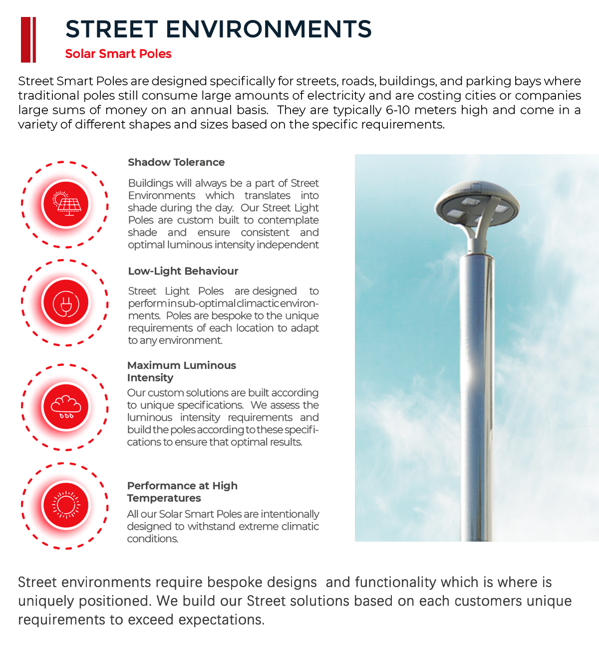 QX street solar smart pole