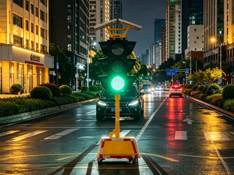Road temporary signal lights