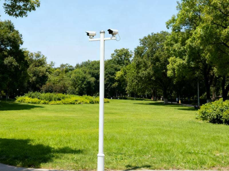 Security camera pole