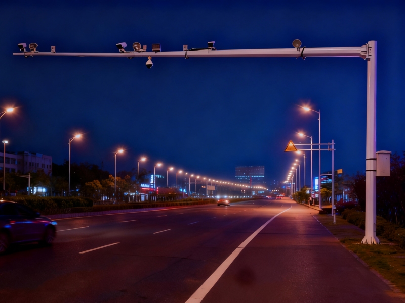 Security monitoring poles