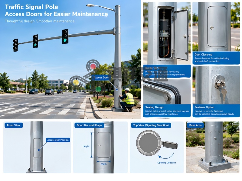 Traffic Signal Pole Access Doors