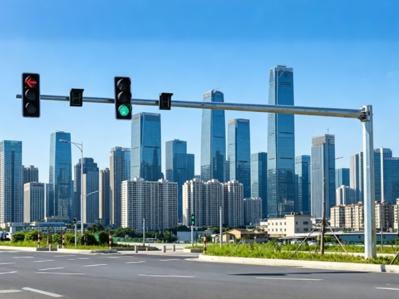 Traffic signal pole