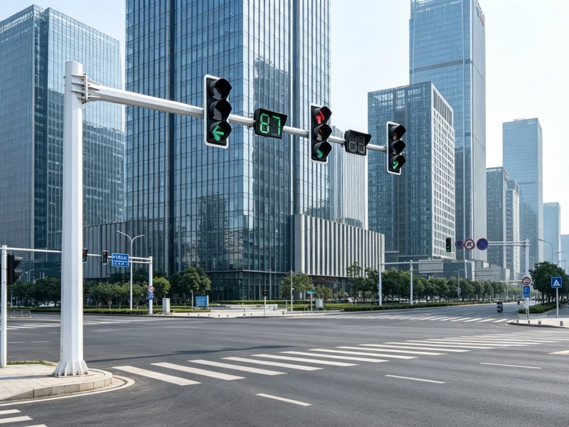 Traffic signal poles