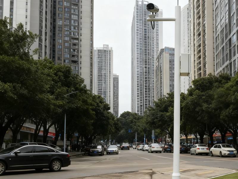 Video surveillance poles