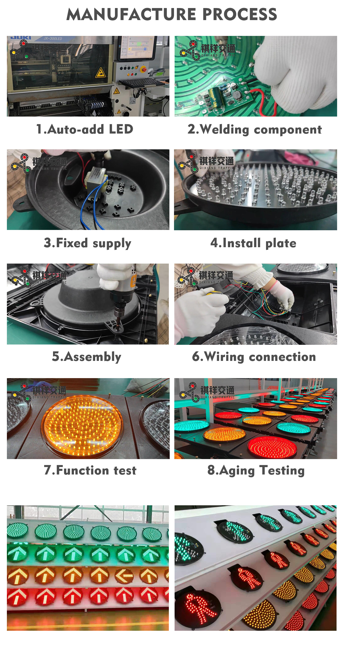 signal light manufacturing process