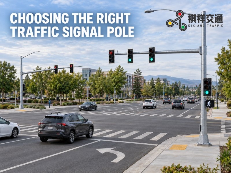 traffic signal pole selection